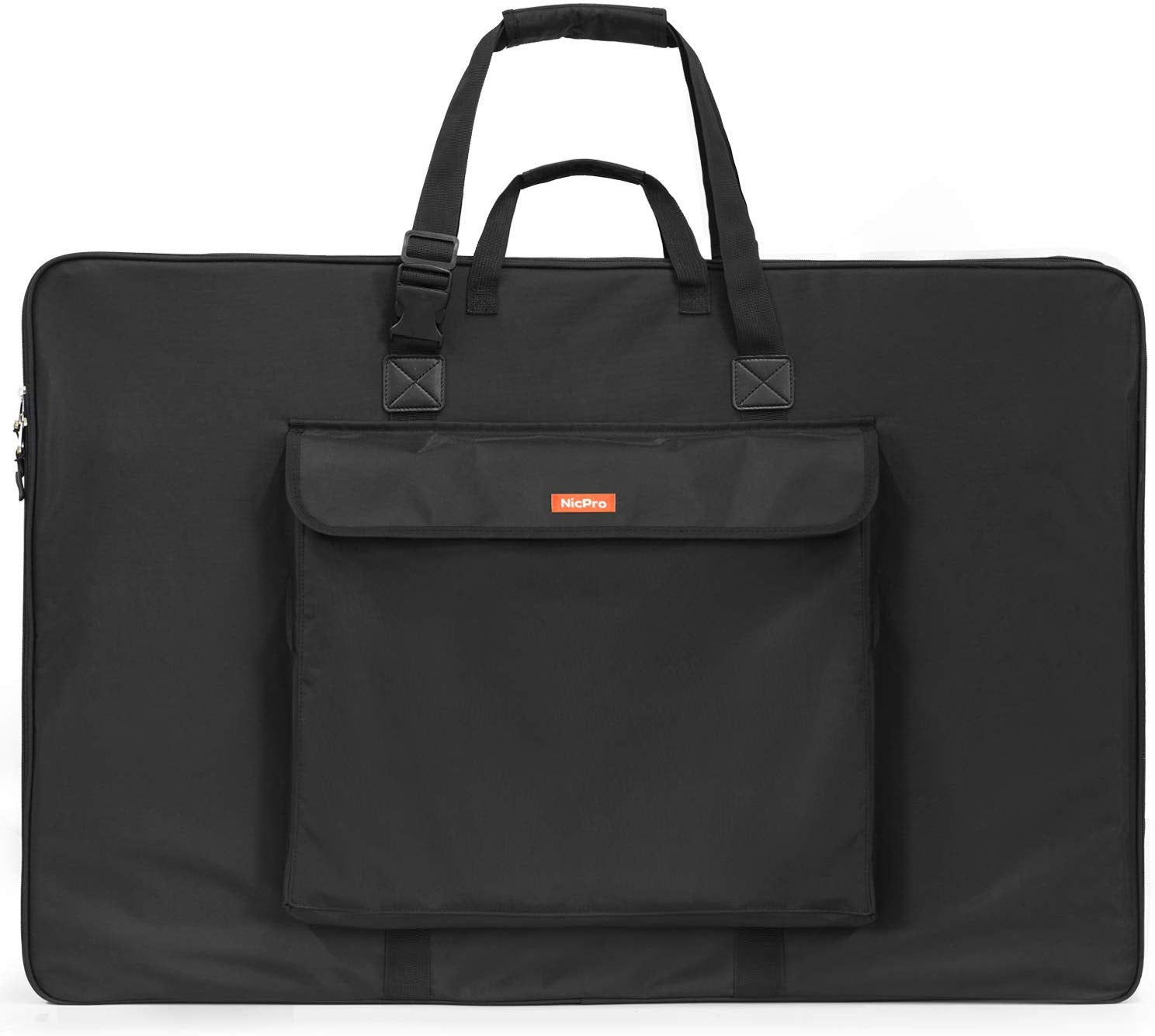 Nicpro Art Portfolio Bag 24 x 36 Inches Waterproof Artist Carrying Bag Soft Sided with Strap,Storage for Artwork Sketch Drawing Photography