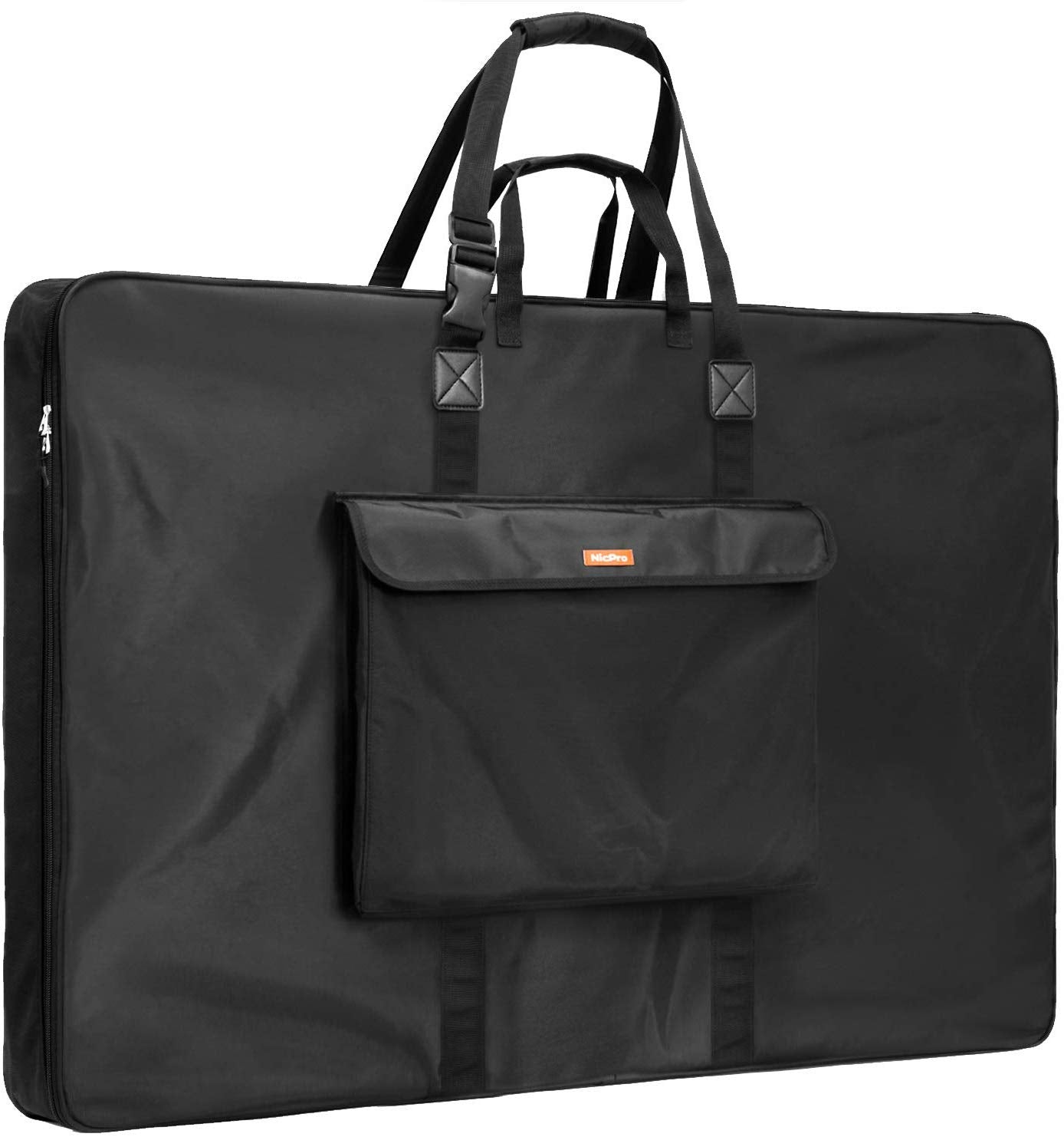 Nicpro Art Portfolio Bag 24 x 36 Inches Waterproof Artist Carrying Bag Soft Sided with Strap,Storage for Artwork Sketch Drawing Photography